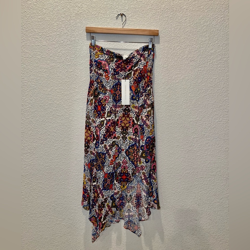 Veronica Beard Max Tapestry-Print Skirt | Size 4 - Picture 6 of 10